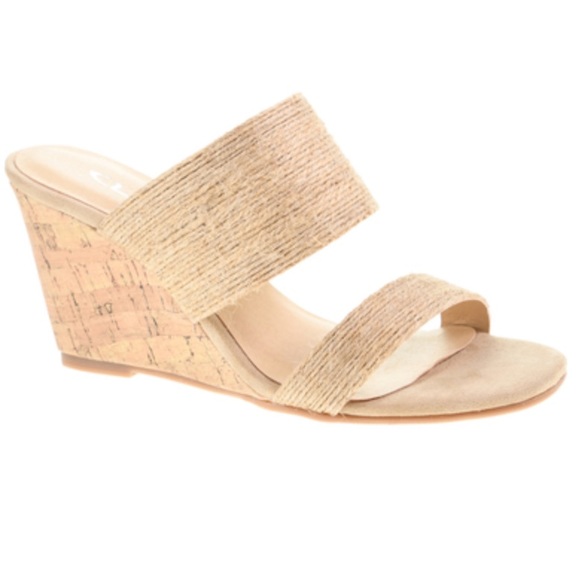 CL by Laundry Shoes - CL by Laundry Five Star Wedge in Natural